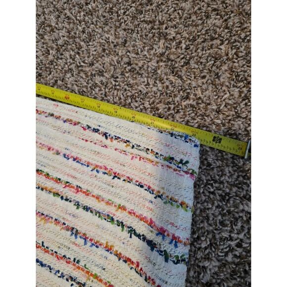 J.Crew No.2 Tweed Skirt Plus Size 22 Multicolor Stripe Textured Spring Summer - Picture 8 of 10